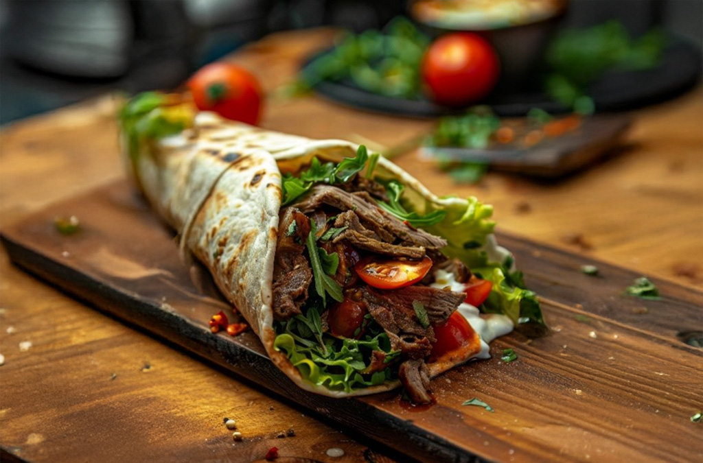 Piadina kebab